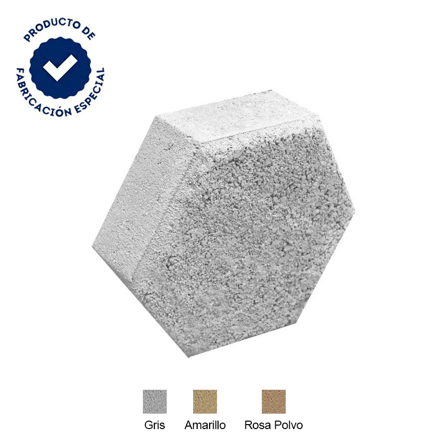 Adoquín Hexagonal 8x23